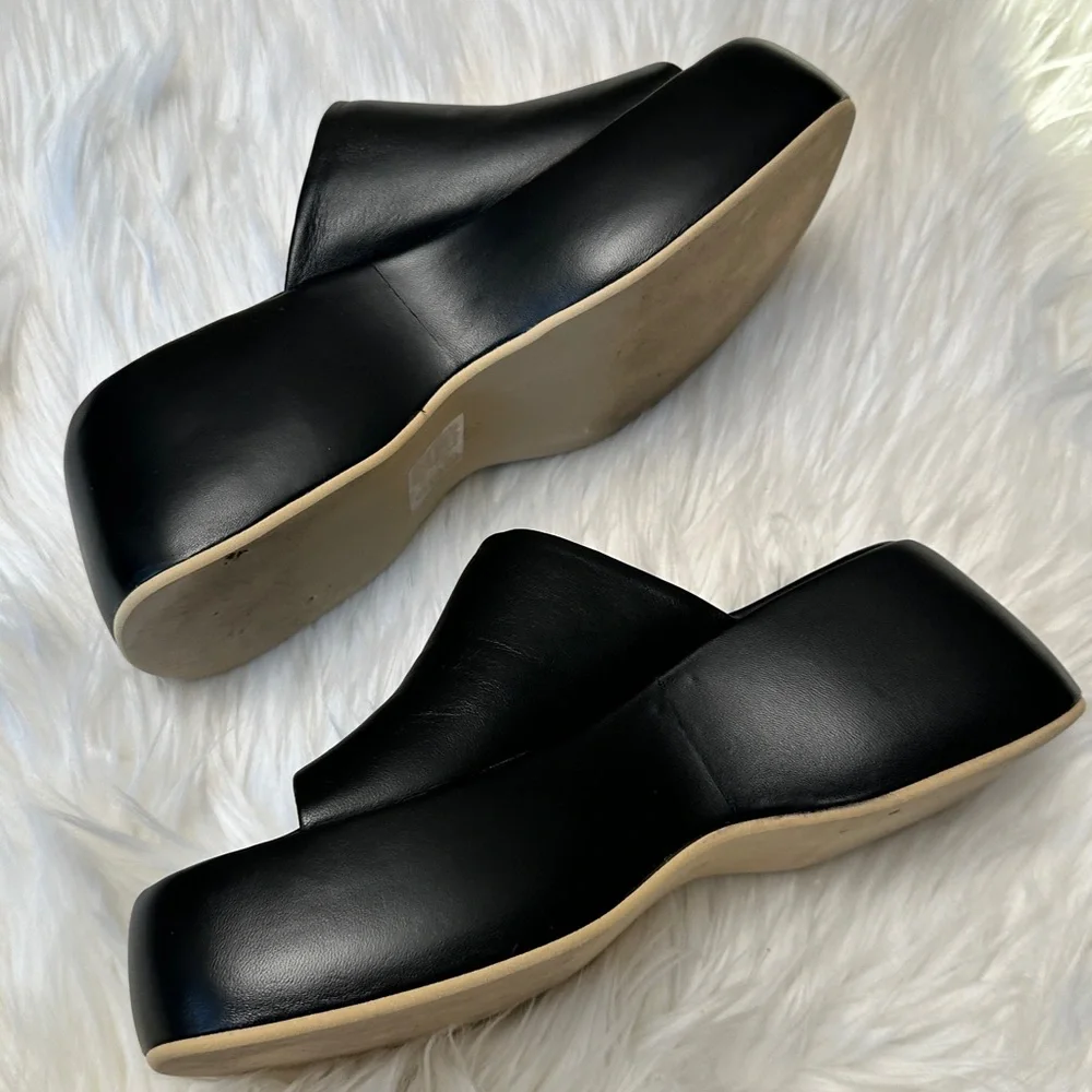 Mature Alina Black Sandal size 36/ size 6 US - Picture 6 of 13